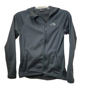 The North Face Agave Hoodie Womens Small Dark Green Fleece Lined